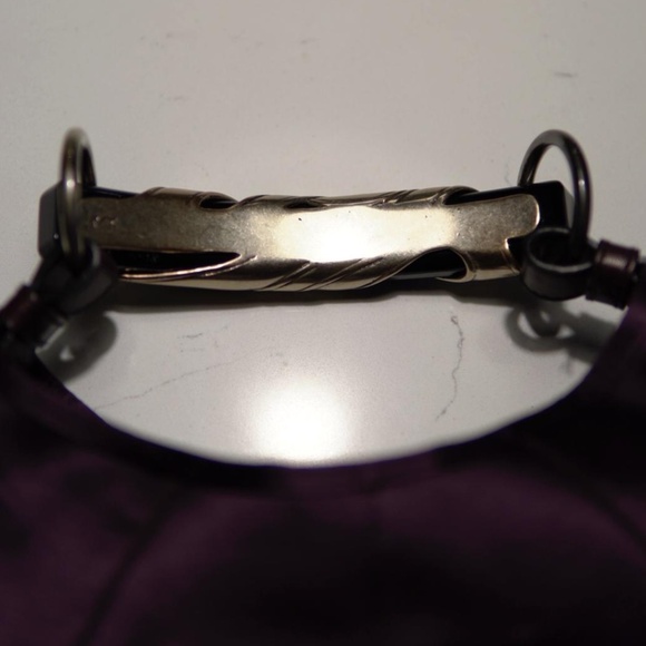 Tom Ford Yves Saint Laurent Purple Satin Mombosa Bag - Picture 10 of 12